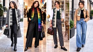 30 Crochet Piano Scarf Outfit Ideas for Music Lovers