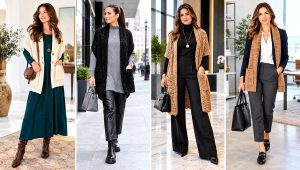 24 Crochet Pocket Scarf Shawl Outfit Ideas for Cozy Outings
