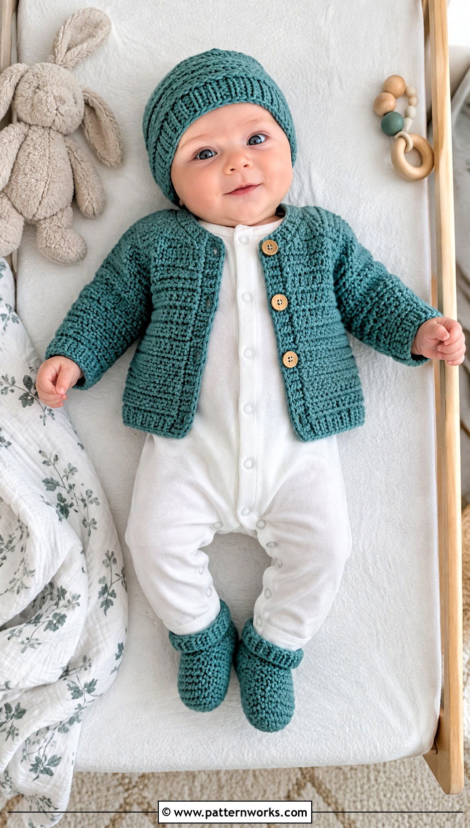 Crochet Preemie Cardigan Beanie And Booties Set - 24 Crochet Premie Clothes and outfit ideas