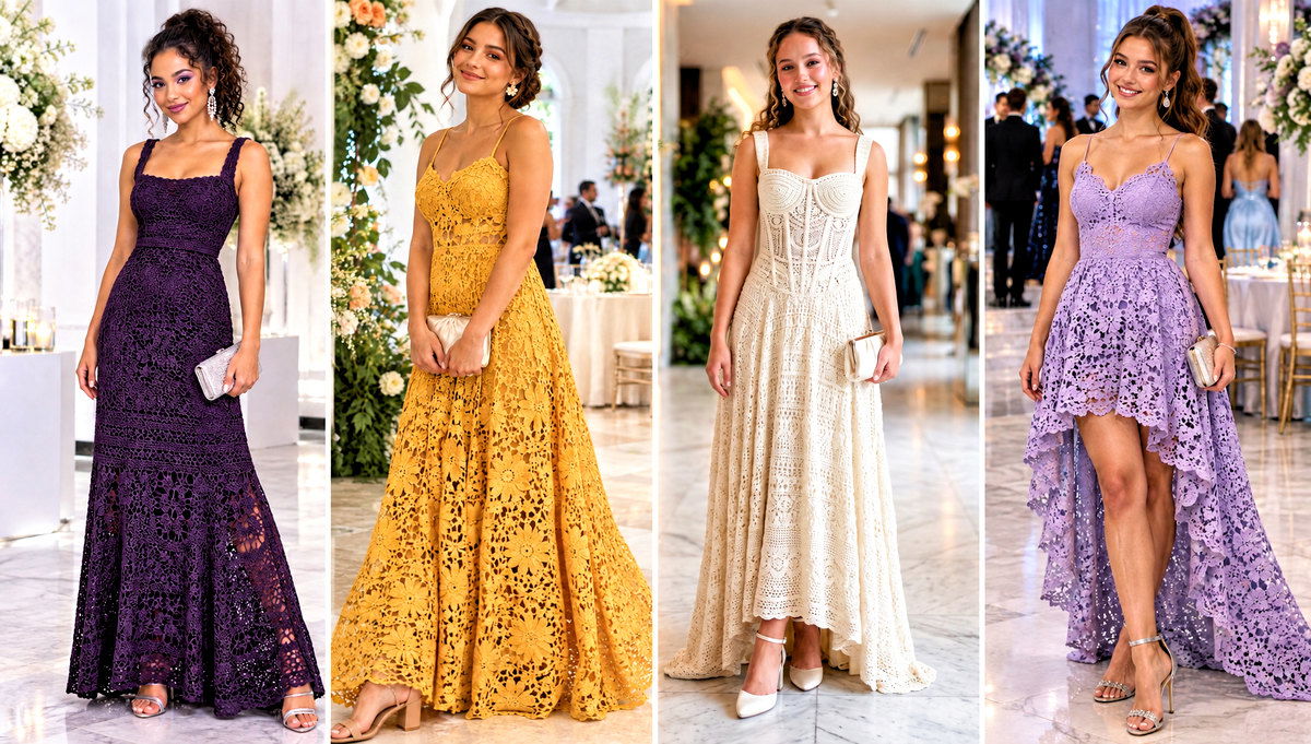 24 Crochet Prom Dress Outfit Ideas for a Romantic Evening