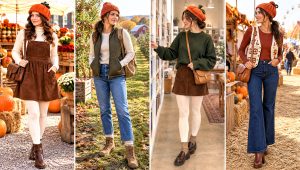 30 Crochet Pumpkin Hat Outfit Ideas for Halloween Fun