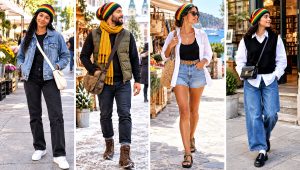 24 Crochet Rasta Beanie Outfit Ideas for Laid-Back Days