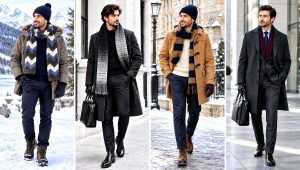24 Crochet Scarf Ideas for Men with Classic Textures