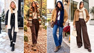 30 Crochet Scarf With Hood Outfit Ideas for Winter Walks