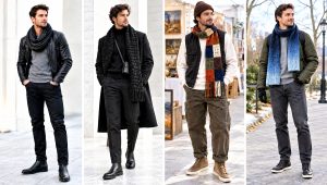 30 Crochet Scarf for Men Outfit Ideas for Smart Layers
