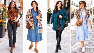 24 Crochet Shawl Wraps Outfit Ideas for Elegant Evenings