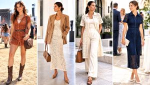 30 Crochet Shirt Dress Outfit Ideas for Vacation Style