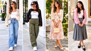 24 Crochet Shrug Sweater Outfit Ideas for Cool Nights