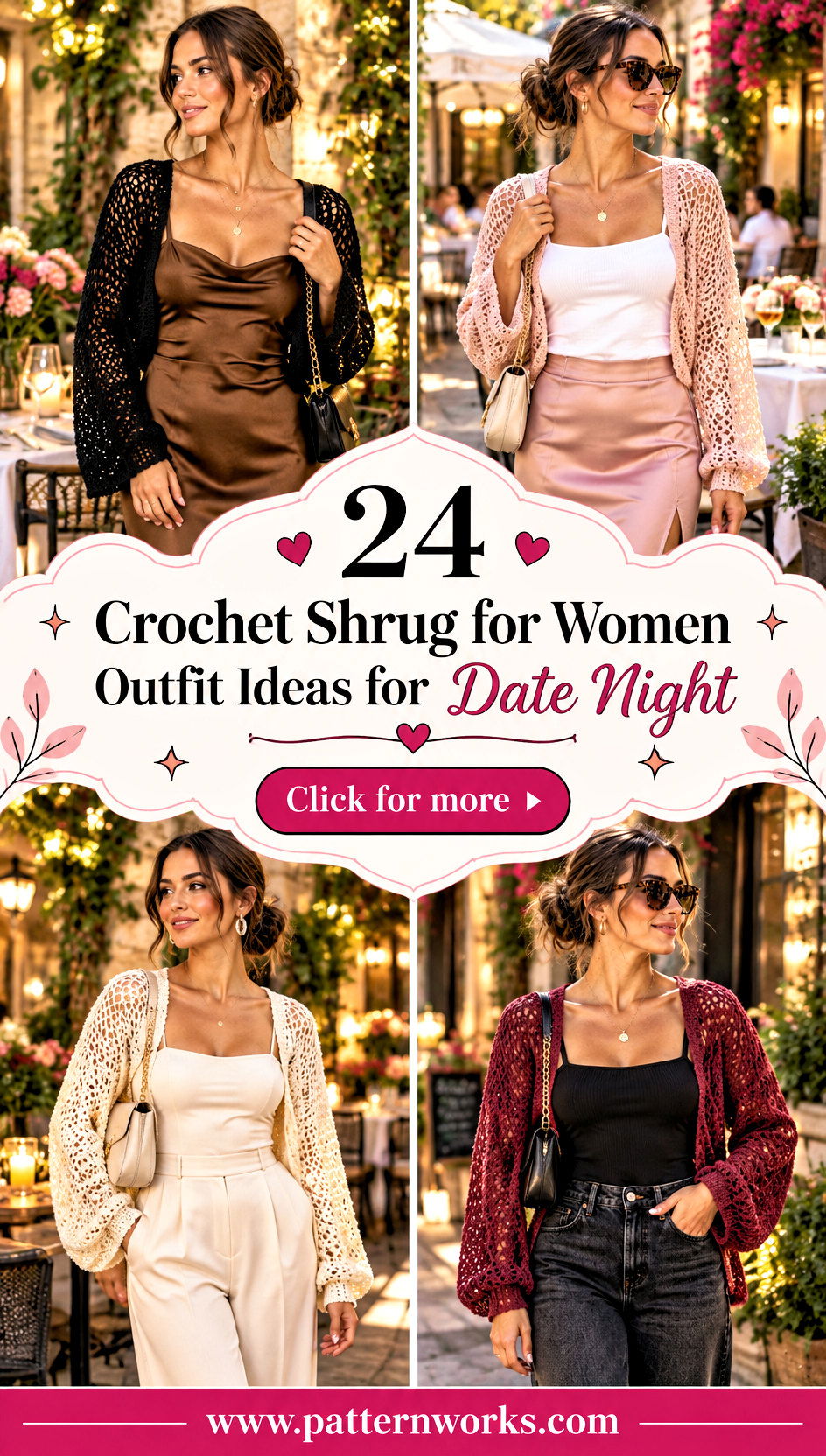 24 Crochet Shrug for Women Outfit Ideas for Date Night - 24 Crochet Shrug for Women Outfit Ideas for Date Night