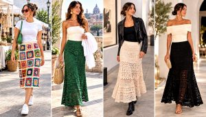 30 Crochet Skirt Outfit Ideas for City-to-Beach Style