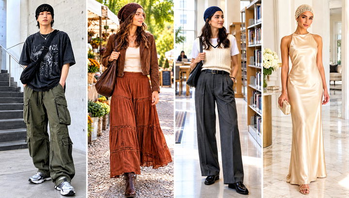 30 Crochet Skull Cap Outfit Ideas for Cool Street Style