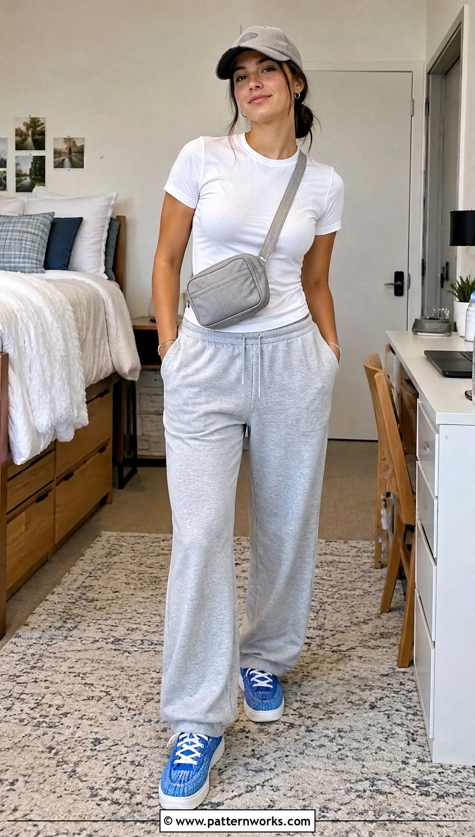 Crochet Sneaker Slippers With A Matching Sweatsuit - 24 crochet winter slippers outfit ideas