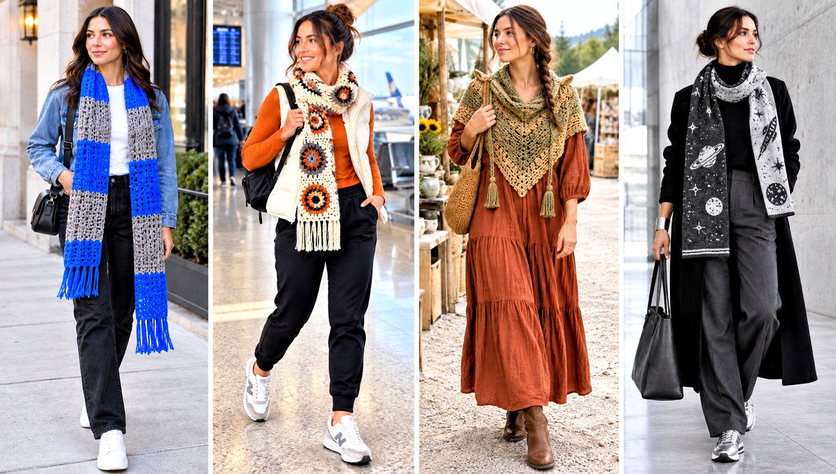 18 Crochet Star Wars Scarf Outfit Ideas for Cozy Days