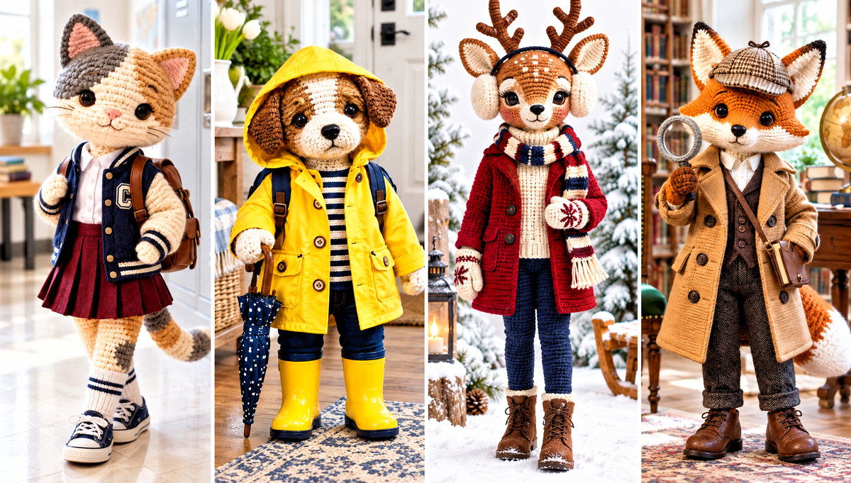 24 Crochet Stuffie Clothes and Outfit Ideas for Plush Toys