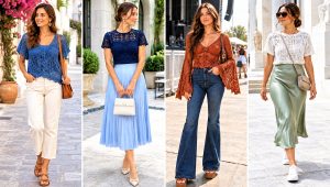30 Crochet Summer Blouse Outfit Ideas for Warm Evenings