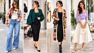 30 Crochet Sweater Design for Women Outfit Ideas to Layer