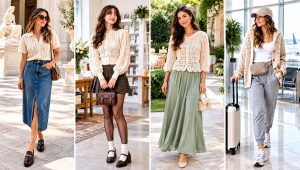 18 Crochet Sweater With Button Closure Outfit Ideas for Work