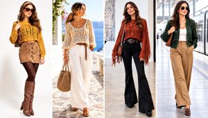 18 Crochet Sweater 70s Outfit Ideas for Retro Looks