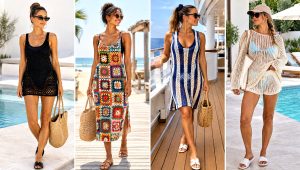 24 Crochet Swimsuit Coverup Outfit Ideas for Resort Stays