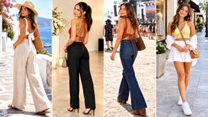 24 Crochet Tie Back Top Outfit Ideas for Sunny Days