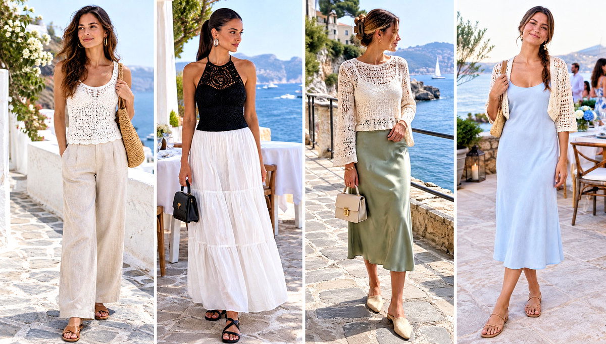 18 Crochet Top Outfit Summer Aesthetic Outfit Ideas
