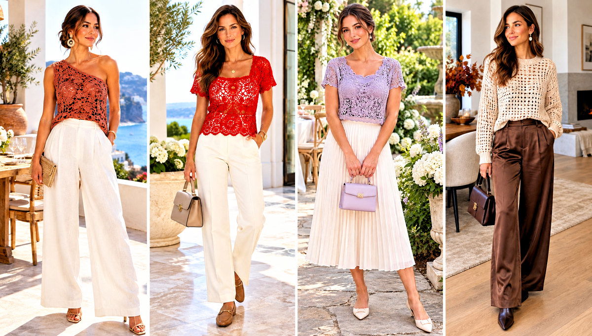 30 Crochet Tops for Women Outfit Ideas for Casual Days