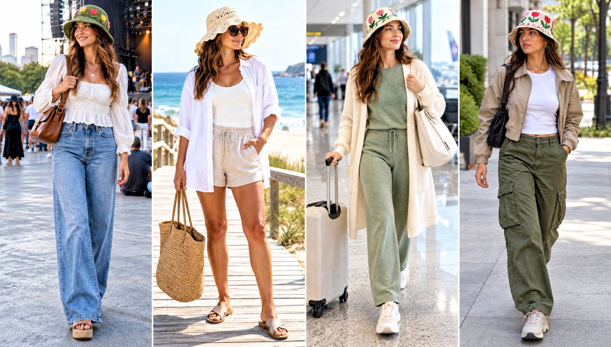 30 Crochet Tulip Hat Outfit Ideas for Playful Casual Looks