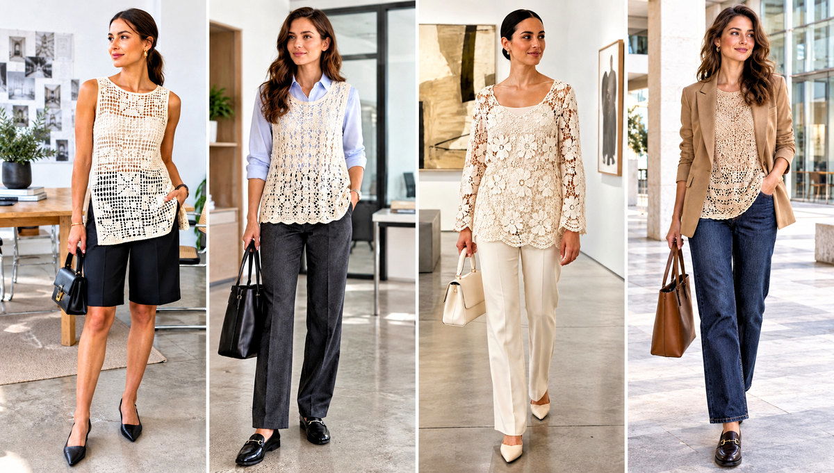 18 Crochet Tunic Ideas for Relaxed Weekend Outfits