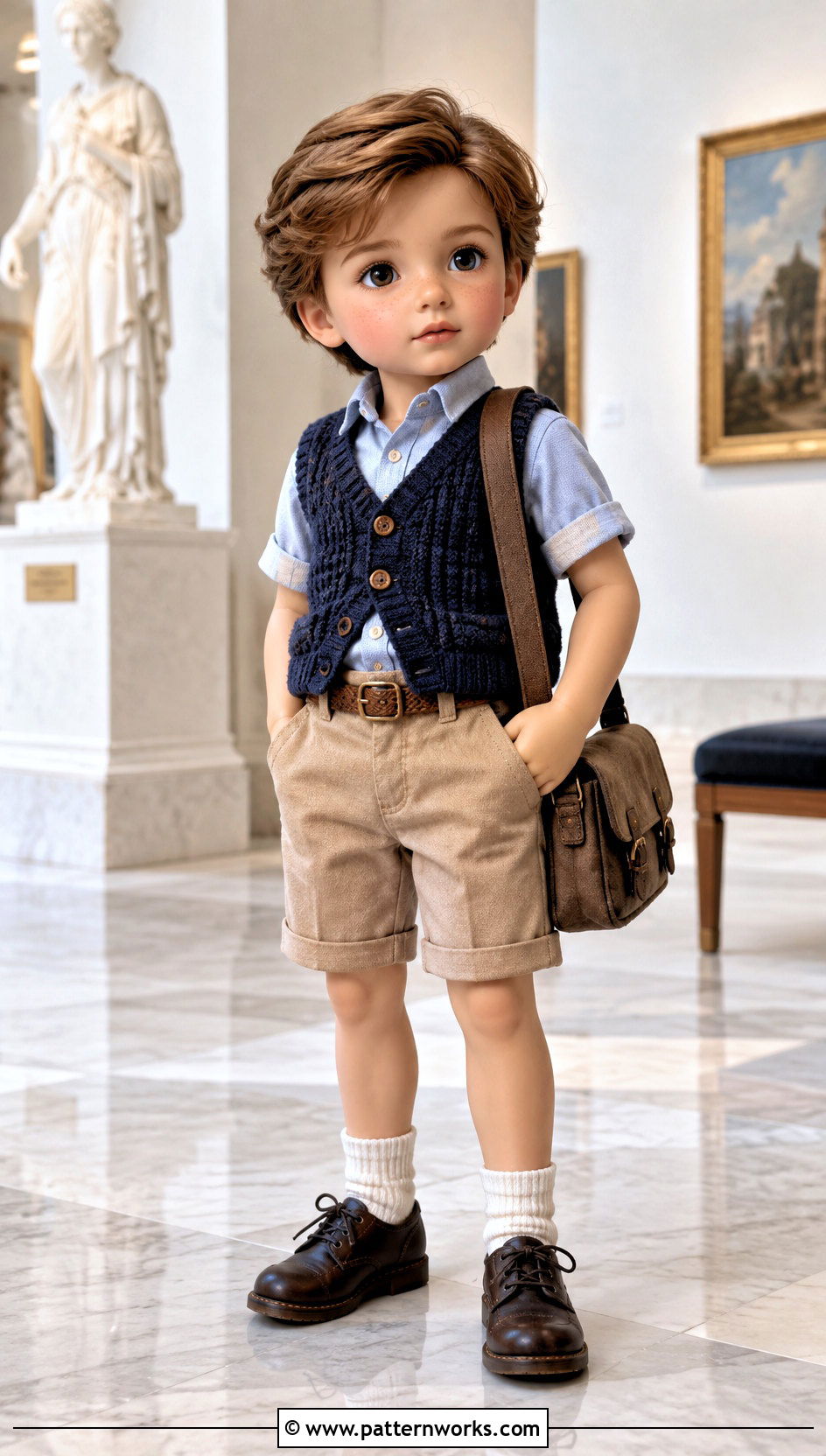 Crochet Vest And Shorts Doll Outfit - 18 Crochet Doll Clothes English outfit ideas