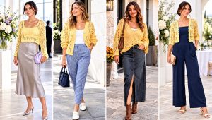 30 Crochet Yellow Sweater Outfit Ideas for Cozy Days