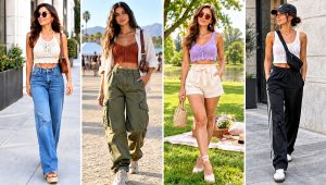 24 Cute Crochet Crop Top Outfit Ideas for Festival Season