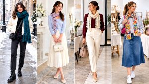 30 Cute Crochet Scarf Outfit Ideas for Cozy Winter Days