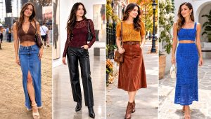 24 Cute Crocheted Tops Outfit Ideas for Casual Brunch