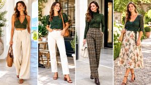 30 Dark Green Crochet Top Outfit Ideas for Earthy Layers