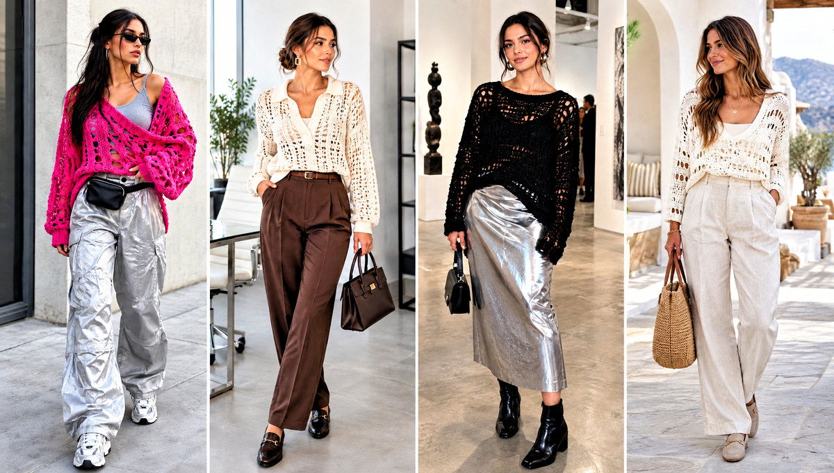 30 Distressed Crochet Sweater Outfit Ideas for Edgy Layers