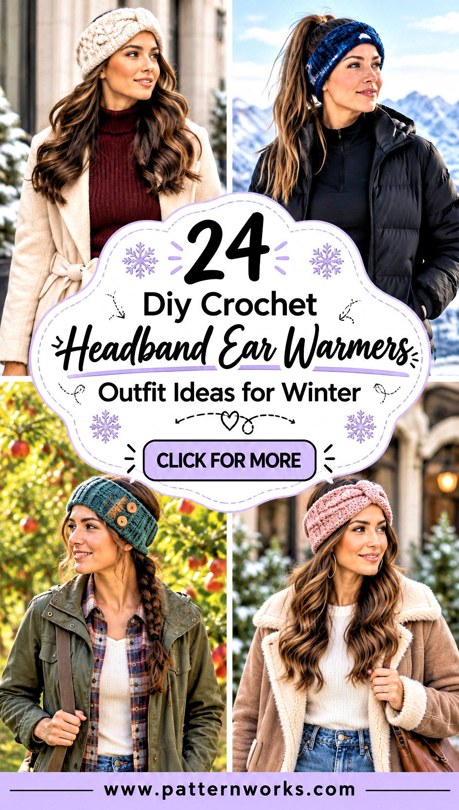 24 Diy Crochet Headband Ear Warmers Outfit Ideas for Winter - 24 Diy Crochet Headband Ear Warmers Outfit Ideas for Winter