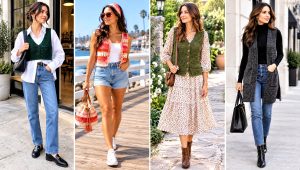 30 Diy Crochet Vest Outfit Ideas for Relaxed Boho Layers