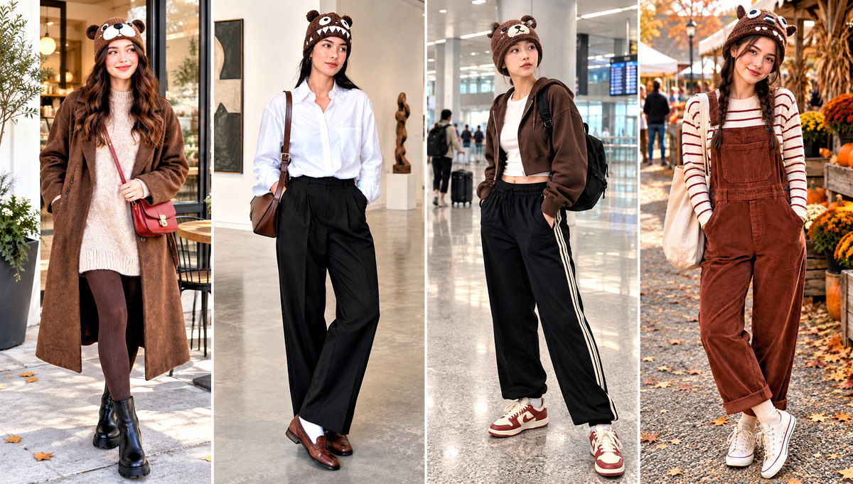 24 Domo Kun Crochet Hat Outfit Ideas for Streetwear
