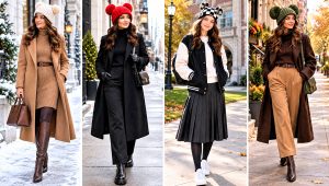 24 Double Pompom Crochet Hat Outfit Ideas for Cozy Walks