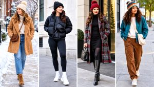 18 Easy Bulky Crochet Hat Outfit Ideas for Winter Walks
