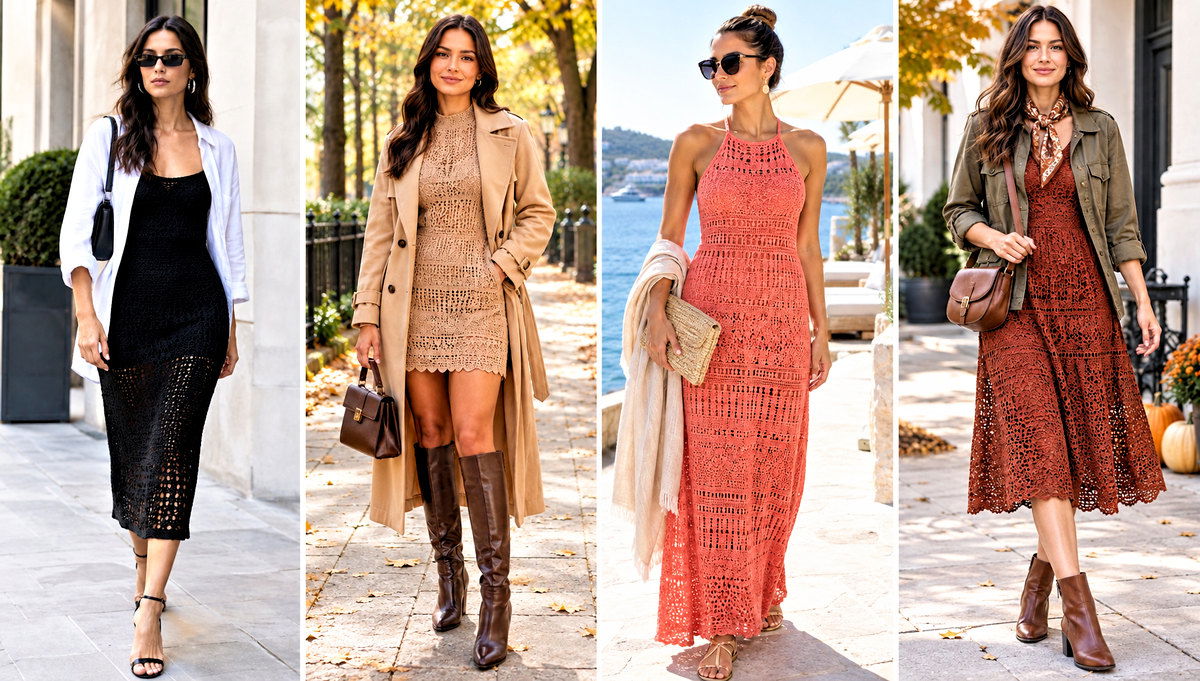 30 Easy Crochet Dress Outfit Ideas for Beach Getaways