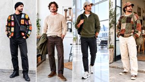 24 Easy Crochet Men's Sweater Outfit Ideas for Smart Casual