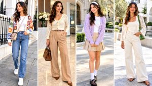 18 Easy Crocheted Cardigan Outfit Ideas for Spring
