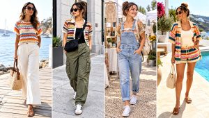 18 Electric Sun Crochet Tee Outfit Ideas for Sunny Weekends