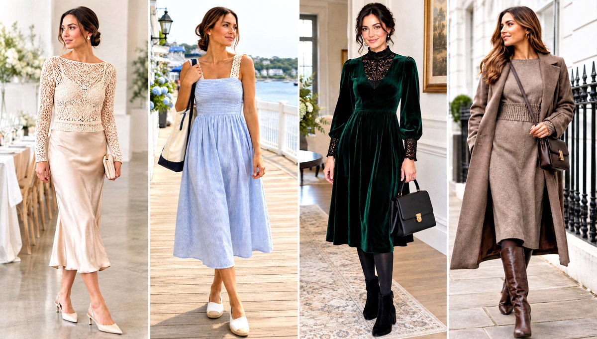 24 Fabric and Crochet Dress Outfit Ideas for Warm Days