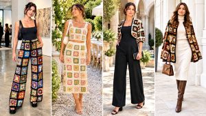 30 Granny Square Clothing and Outfit Ideas for Color Lovers
