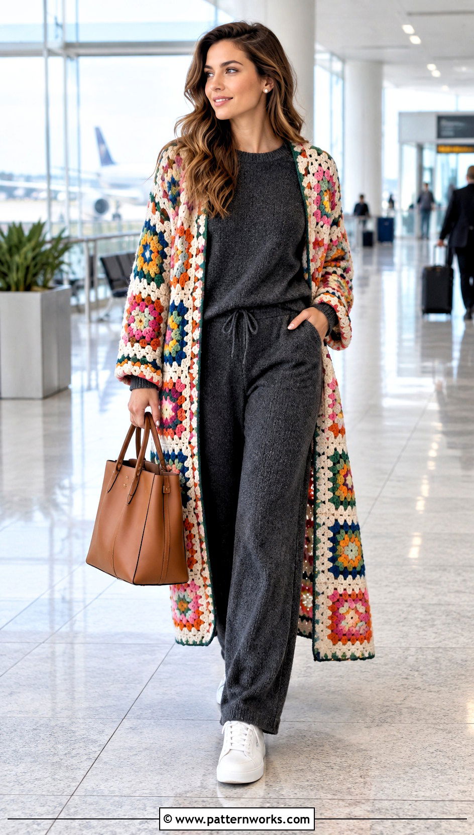 Granny Square Robe With Matching Lounge Set - 18 granny square robe outfit ideas
