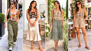 30 Granny Square Tank Top Outfit Ideas for Summer Getaways