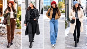24 Half Double Crochet Hat Outfit Ideas for Winter Walks