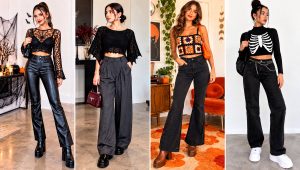 18 Halloween Crochet Crop Top Outfit Ideas for Spooky Nights